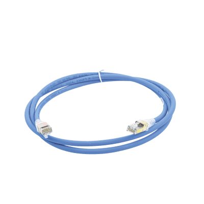 Patch Cord Z-MAX Cat6A UTP, CM, 1.52 Metros (5 Pies), Color Azul, Versión Bulk (Sin Empaque Individual)