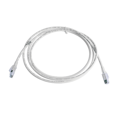 Patch Cord Z-MAX Cat6A S/FTP, CM/LS0H, 2.13 Metros (7 Pies), Color Blanco