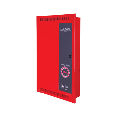 Amplificador Inteligente de 125 Watts para Sistema de Evacuación por Voz, con Fuente de Alimentación y Respaldo de Batería