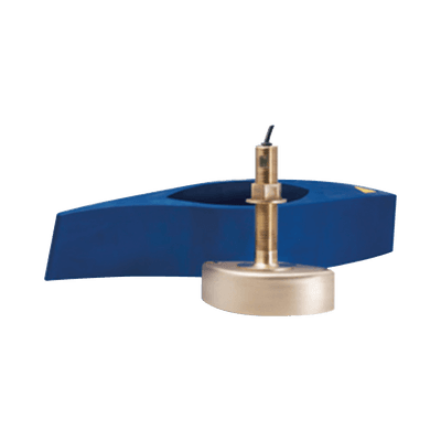 Sensor de Profundidad y Temperatura B258 / 1 kW RMS / Frecuencias Duales 50-200 kHz / Rango de Profundidad 500 m / Bronce / Instalación Thru-Hull / Compatible con Ecosonda BSM-1