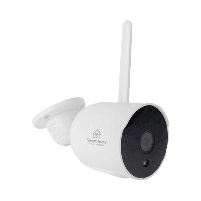 CAMARA BALA IP 2MP| WIFI | AUDIO DE 2 VIAS| ALMACENAMIENTO EN MICROSD| LENTE DE 4MM | ANGULO DE APERTURA 90 GRADOS IP65