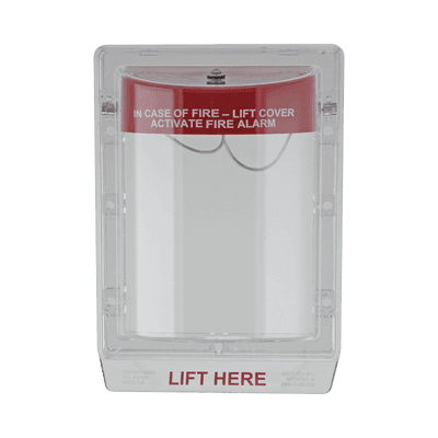 Cubierta Protectora de Policarbonato Serie Stopper IIÆ, Con Bocina, Sin Espaciador, Montaje Empotrado, Etiqueta en Inglés