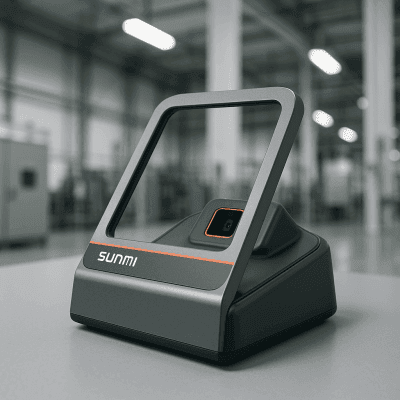 Lector de Códigos de Barras SUNMI Blink2 / 100 MP CMOS / Velocidad 0.1 segundos / Precisión Mejorada 25% / Ángulo 45° / USB Type-C / Decodificación 1D y 2D / Diseño Bicolor