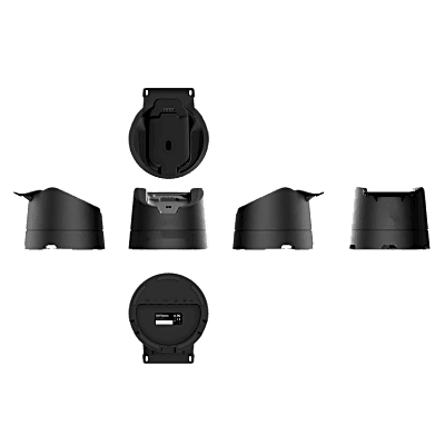 Soporte Giratorio para Terminal Punto de Venta / Rotación 0°~180° / Entrada 24V 1.4A / Pogo Pin 6 PIN / USB Tipo-A / Ethernet / RJ12 / RS232 / -10°C a 50°C