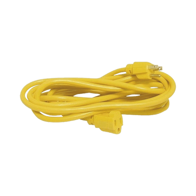 Extensión Eléctrica de Uso Rudo Aterrizada 7.6 metros / 127 V CA 10 A Máximo / Color Amarillo.