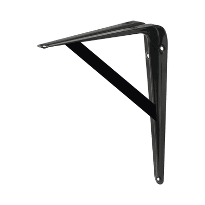 Ménsula de Acero Reforzado  13" x 20" ( 33 x 50.8 cm) /Color Negro.