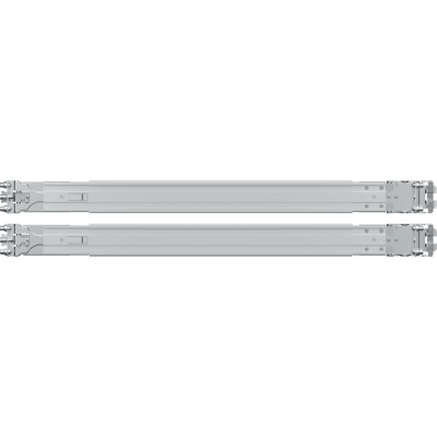 Kit de Rieles para Rack Synology RKS-01 | Compatible con Servidores de Montaje en Rack | Ancho de Pilar ≥450 mm | Ancho de Panel ≥480 mm | Profundidad de Montaje 553-834 mm | Orificios Cuadrados ≥9.5 mm | Orificios Redondos ≥7.1 mm.