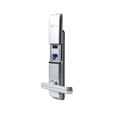 Cerradura  Digital  Biométrica Autónoma con doble cerrojo derecha
