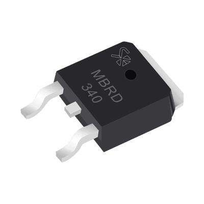 Diodo Rectificador Schottky, 3 Amp., 40 PIV, para SMD, Montaje DPAK, Tipo Anodo Dual.