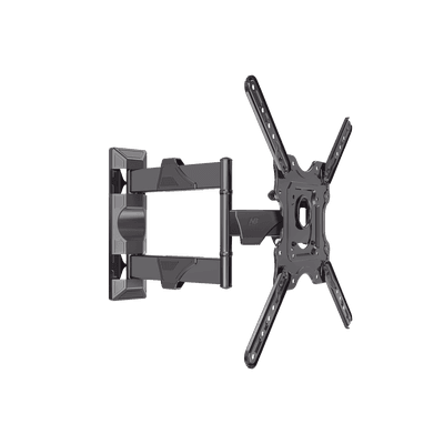 Montaje de Pared Articulado para Monitor de 32-55" / Soporta hasta 27.2 Kg / Vesa 400 x 400 / 100 x 100 / Acero / Separación a Pared de 5 cm a 40 cm