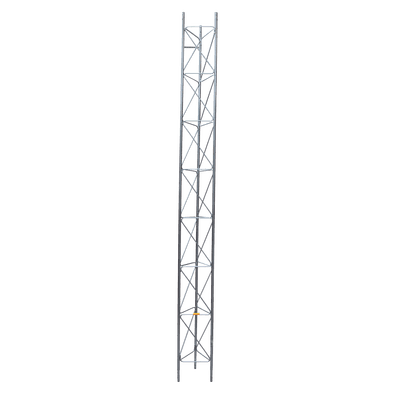 Tramo de Torre Arriostrada de 3m x 45cm, Galvanizado por Inmersión, Hasta 60 m de Elevación. Zonas Húmedas.