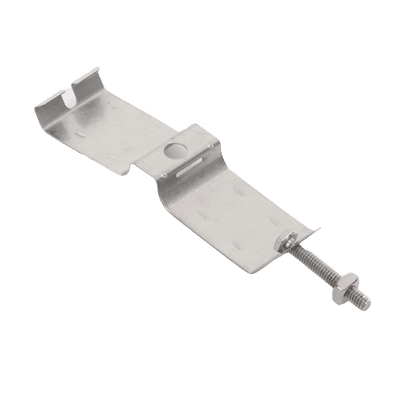 Sujetador de Doble Click para Cable Coaxial de 1 1/4 Pulgadas - Paquete de 10 Piezas