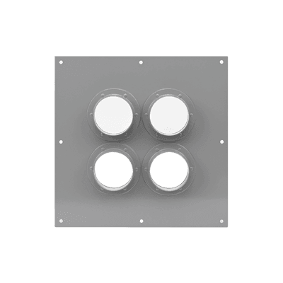 Placa Pasamuros Con Capacidad de 4 Botas de 4