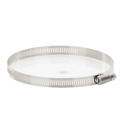 Abrazadera Sin Fin de Acero Inoxidable Capacidad de 3" a 5" (Paquete de 10)