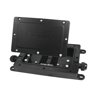 Cierre de Empalme Interior/Exterior para 12 Fusiones, IP68, 2 Puertos en Línea