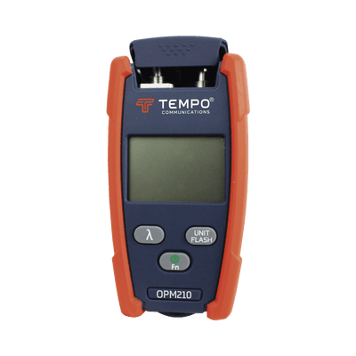 Medidor de Potencia (Micro OPM) para Fibra Óptica con Localizador Visual de Fallos (VFL), Entrada Universal de 2.5 mm (para Conectores SC, ST y FC), Rango de Medición de -70 a +10 dBm