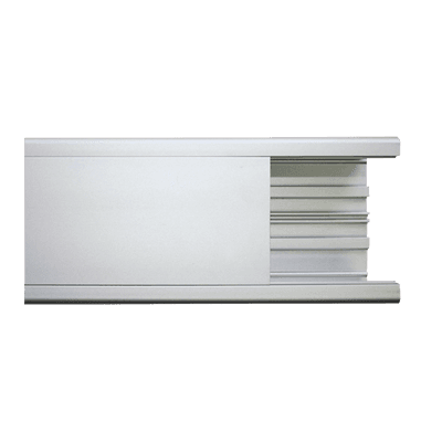 Canaleta de aluminio, 99 x 72 mm, tramo de 3m. (8101-80300)