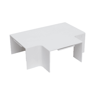 Sección en "T" Color Blanco de PVC Auto Extinguible, Para Canaleta TMK-4577 (5540-02001)