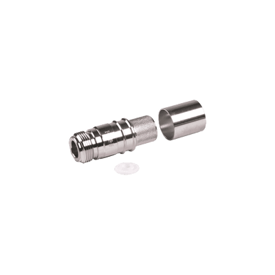 Conector N Hembra Plegable con Pin Cautivo para cable LMR600, LP600