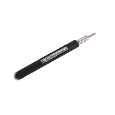 RG-8X, Metro de Cable Coaxial de Baja Pérdida, Malla de Aluminio, Conductor Central de Cobre, 50 Ohms