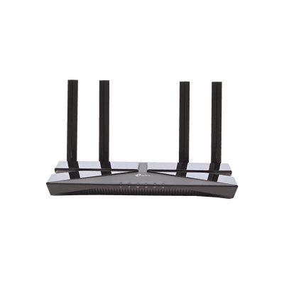 Router WiFi 6 AX 1500Mbps / MU-MIMO 2X2 y OFDMA / 1 Puerto WAN 10/100/1000 Mbps / 4 Puertos LAN 10/100/1000 Mbps / 4 Antenas Beamforming