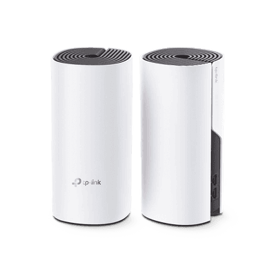 KIT 2 Routers Inalámbricos MESH Interior para Hogar / Doble Banda Wi-Fi 5 AC1200 Mbps / 2 Puerto Gigabit WAN/LAN / 2 Antenas Internas / Administración Mediante la App Deco (iOS, Android)