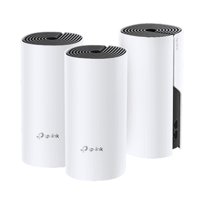 KIT 3 Routers Inalámbricos MESH Interior para Hogar / Doble Banda Wi-Fi 5 AC1200 Mbps / 2 Puerto Gigabit WAN/LAN / 2 Antenas Internas / Administración Mediante la App Deco (iOS, Android)