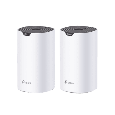 Kit 2 Routers Inalámbricos MESH Interior para Hogar / Doble Banda Wi-Fi 5 AC1900 Mbps / 3 Puerto Gigabit WAN/LAN / 3 Antenas Internas / Administración Mediante la App Deco (iOS, Android)