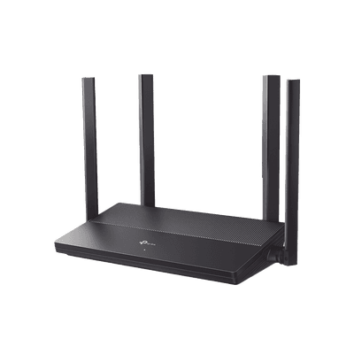 Router WiFi 6 AX 1500 Mbps / MU-MIMO 2X2 y OFDMA / 1 Puerto WAN Gigabit / 3 Puertos LAN Gigabit / Soporta IPV6 y TR-069 / 4 Antenas Beamforming / Seguridad WiFi WPA3