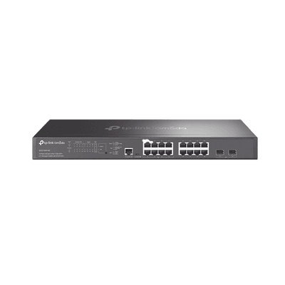 Switch L2+ Omada PoE+ / 16 Puertos MultiGigabit 2.5G / 8 Puertos 2.5G Sin PoE / 8 Puertos PoE+ 2.5G / 2 Puertos SFP+ 10G / Administración Centralizada Omada o Stand-Alone / Multicast IGMP / Presupuesto PoE 240W / Montaje en Rack