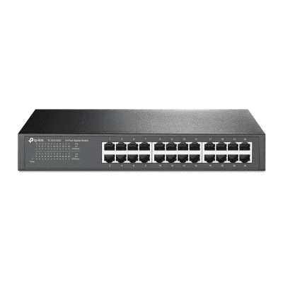 Switch Gigabit no administrable de 24 puertos 10/100/1000 Mbps para escritorio/rack