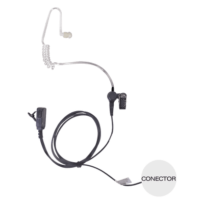 Micrófono-Audífono de Tubo Acústico / Grado Médico / Conector 3.5 mm / Compatible KENWOOD y ABELL