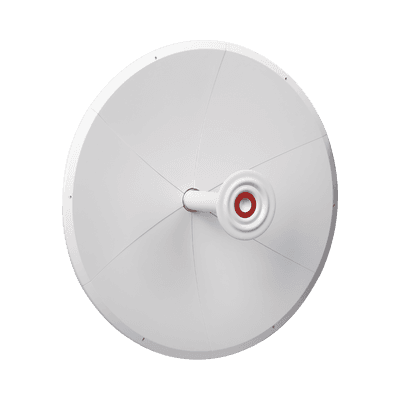 Antena direccional para C5x, B5X, Doble polaridad 45 ° y 90 °, 4.9 - 6.5 GHz, 2 ft, Ganancia de 30 dBi, Montaje incluido