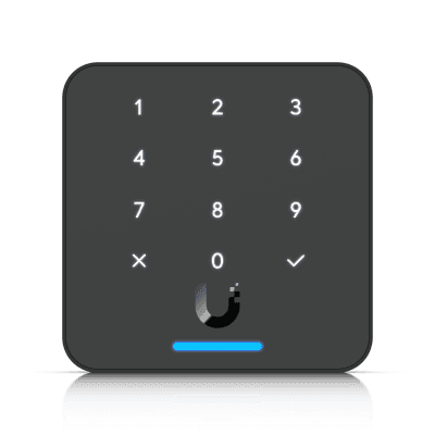 Lector de Acceso G3 Flex con Teclado y NFC, Compatible con App UniFi Identity y Touch Pass, Uso con Guantes o Humedad, Resistencia IP55 y Alimentación PoE