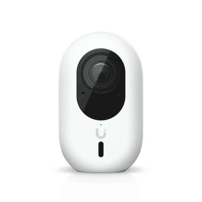 Cámara UniFi Protect G6 Instant con WiFi, 4K, Sensor de Imagen 8MP 1/1.8", Multi-TOPS AI, Audio Bidireccional, Visión Nocturna IR, Protección IPX5, Reconocimiento Facial y de Matrícula