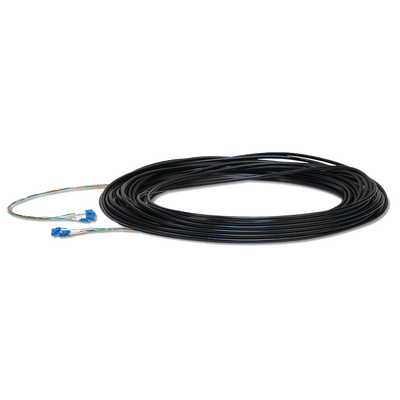 Fibercable de 18.29 Metros (60 Pies) Monomodo (SM) con Conectores LC, Ideal para Equipos Edgerouter, Edgeswitch y Edgepoint.