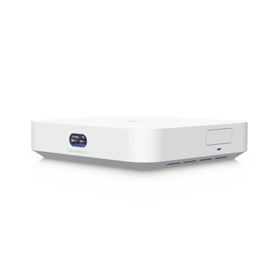 UCG Max Cloud Gateway de 2.5 GbE Compacto con Soporte para hasta 30 Dispositivos UniFi, 300+ Clientes, Enrutamiento IPS de 2.3 Gbps y Almacenamiento 512 GB de Memoria Interna