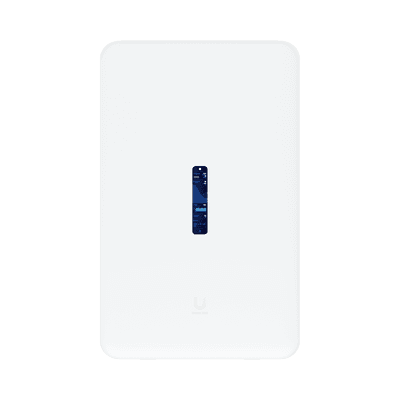Dream Wall Cloud Gateway 10G Diseñado para Montaje en Pared con WiFi 6 Integrado, Switch PoE de Alta Potencia y Compatibilidad Total con Aplicaciones UniFi