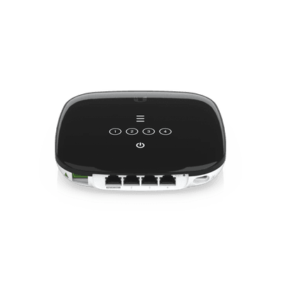 UFiber WiFi 6 GPON CPE con WiFi 802.11ax + 4 puertos GbE LAN y 1 puerto GPON WAN