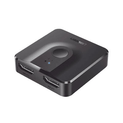 Switch/Divisor HDMI 4K 60Hz (Splitter) | Bidireccional (2 Entradas 1 Salida/1 Entrada 2 Salidas | Switch Conmutable | Led Indicador | 3D | HDR | Dolby Atmos | Potente Chip IC | Diseño Compacto | No Requiere Energía