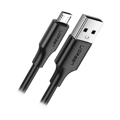 Cable USB-A a Micro USB | 1 Metro (3.28 Pies) | Tecnología de Carga Rápida Qualcomm / QC 3.0/2.0 | Recarga hasta 18W | Transmisión de Datos hasta 480Mbps | Tecnología de Carga Segura | Hasta 5,000 Flexiones | ABS y PVC de Alta Duración
