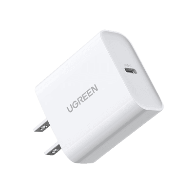 Cargador USB-C de 20W | 1 USB-C de Carga Rápida | QC4.0+ | PD3.0 | PPS | BC1.2| Carga Inteligente | Chip PWM | Múltiple Protección | Mayor Eficiencia Energética | Tamaño Compacto | Carcasa Ignifuga | Color Blanco.