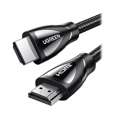 Cable HDMI 2.1 de Nylon Trenzado / 1 Metro (3.28 Pies) / 8K@60Hz/4K@120Hz / eARC (Canal de Retorno de Audio) / HDR10+ / VVR / HEC (Canal Ethernet HDMI) / ALLM / 3D / Dolby Atmos / Dolby Vision / 48 Gbps / Mayor Duración.