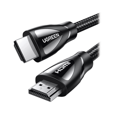 Cable HDMI 2.1 de Nylon Trenzado / 5 Metros (16.40 Pies) / 8K@60Hz/4K@120Hz / eARC (Canal de Retorno de Audio) / HDR10+ / VVR / HEC (Canal Ethernet HDMI) / ALLM / 3D / Dolby Atmos / Dolby Vision / 48 Gbps / Mayor Duración