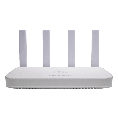 ONU GPON/EPON con Wi-Fi 6 AX1500 / Wi-Fi Doble banda 2.4 y 5 GHz / 4 Puertos Gigabit / Puerto PON SC/UPC