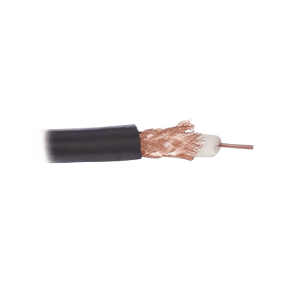 ( Precio Por Metro ) Cable RG59, Conductor Central De Alambre De Cobre Calibre 20, Blindado De Malla Trenzada De Cobre 80%, Aislante De Polietileno Sólido. Hasta Agotar Existencias