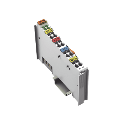 Módulo Entrada Digital WAGO / 4 Canales 24 V DC / Filtro 3 ms / Aislamiento 500 kV / CAGE CLAMP® / IP20 / Carril DIN