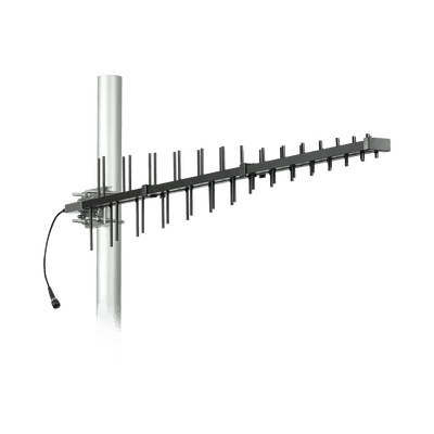 Antena LPDA de Alta Ganancia/ ESPECIAL PARA AMPLIFICADORES DE UNA A CINCO BANDAS DE FRECUENCIA/ 698-2700 MHz/ 12.15 dBi de Ganancia.