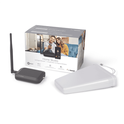 KIT de Amplificador de Señal Celular Home Studio/ Datos 2G, 3G, 4G / Llamadas / Mejora la señal para cubrir 60 m² como una habitación, casa pequeña o departamento.