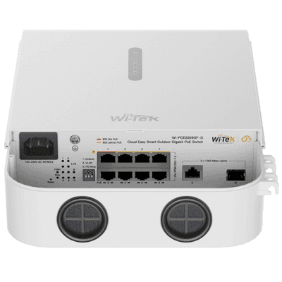 Switch PoE / Administración en la nube / Con 8 puertos 10/100/1000 Mbps PoE af/at/bt  / 1 Puerto Ethernet Uplink 10/100/1000 MBPS/1 Puerto SFP Uplink 10/100/1000 MBPS  / Presupuesto 110 W / PoE hasta 250 metros / Soporta protocolo ONVIF